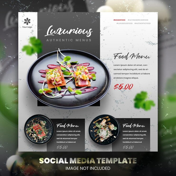 PSD promo-social-media-vorlage