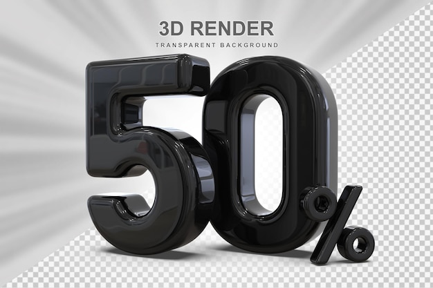 Promoción del 50 por ciento de venta en 3D