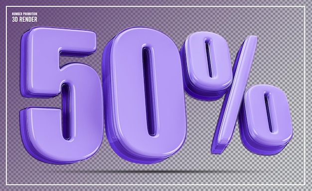 Promoción de descuento del 50 por ciento Ahorra mucho