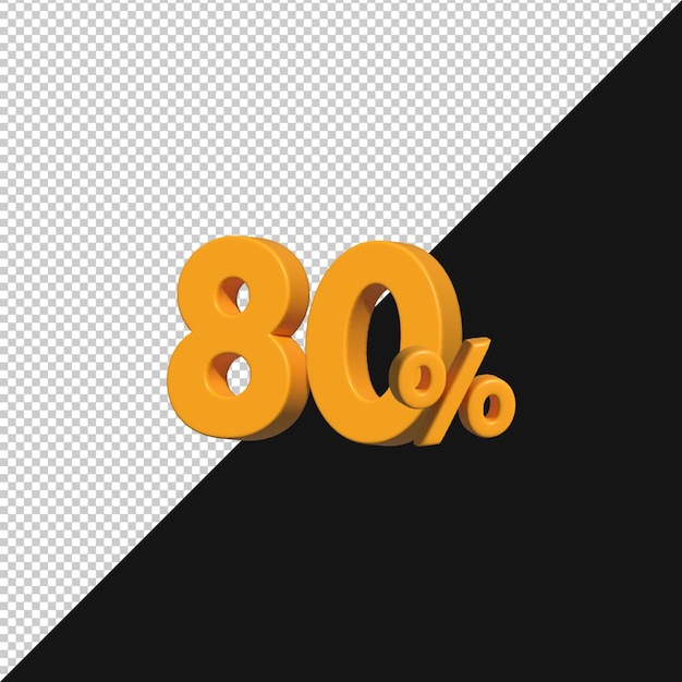 Promoción de descuento de 80