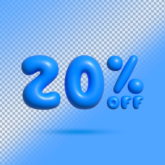 Promoción de ventas con descuento de 20
