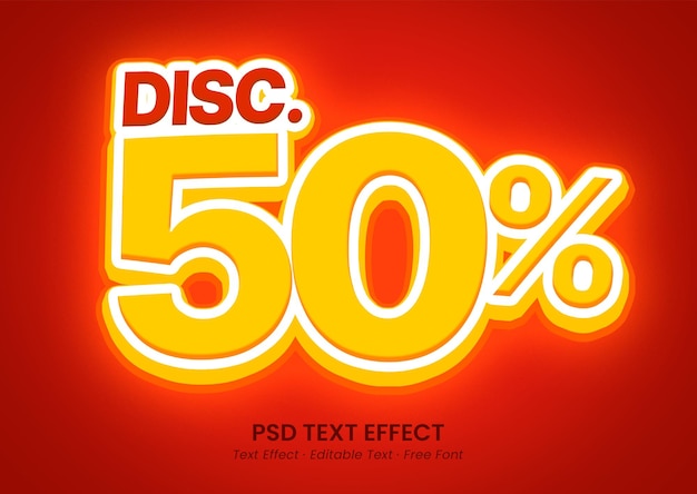 Promoción de ventas con descuento de 50