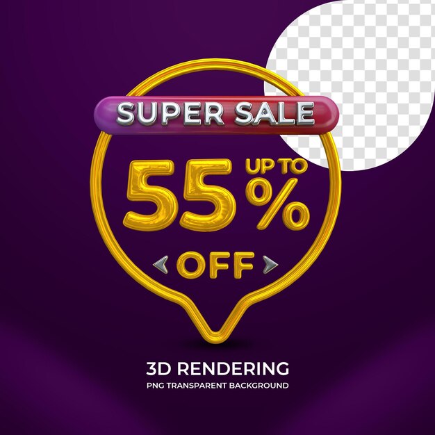 Promotion De Vente 55 % De Réduction Rendu 3d Fond Transparent Isolé