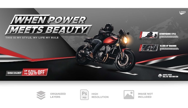 Promotion de vente de lancement de nouvelles motos