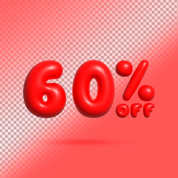 Promozione di vendite a 60 sconti