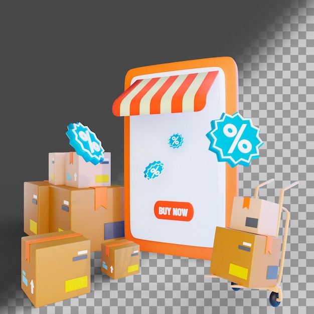 Pronto para enviar ícone 3D