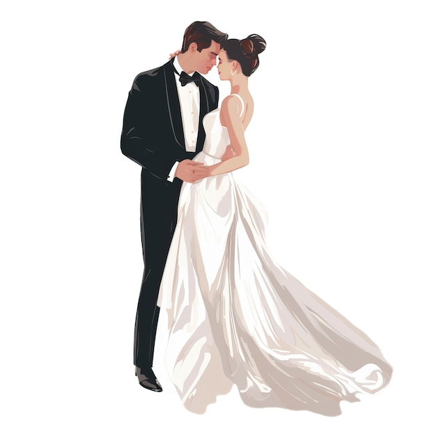 À Propos De Beautiful Happy Wedding Fond Transparent Illustration Png Ai Généré Happy Wedding Png Illustration