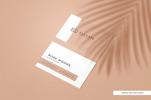 Prospettiva Mockup biglietto da visita
