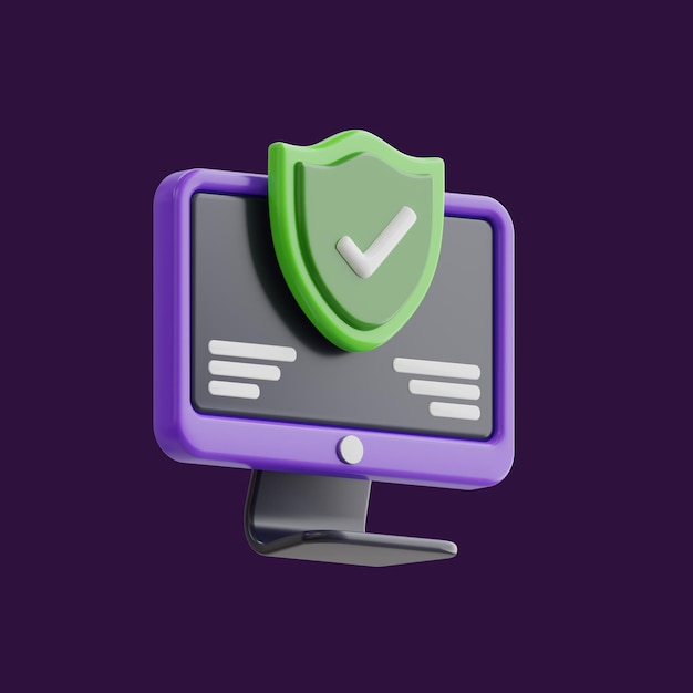 Protección y seguridad 3 Icon PNG plantilla