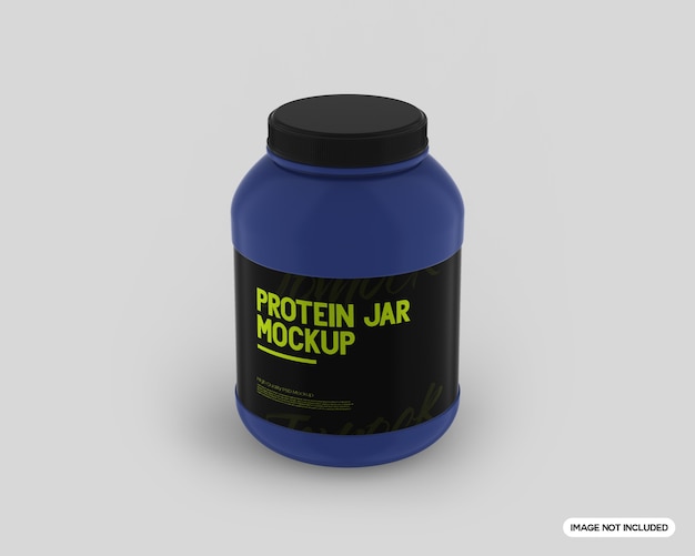 Protein jar mockup