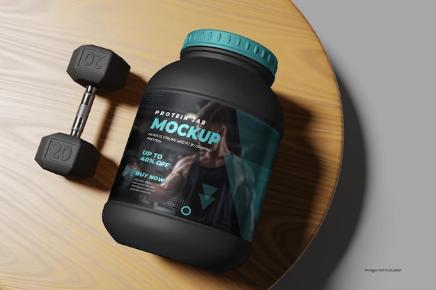 PSD protein jar mockup