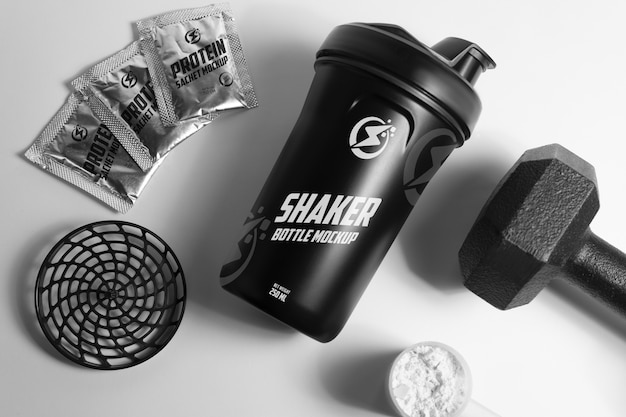 Protein-shaker-mockup-design