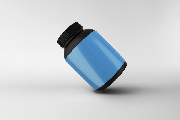 Proteinpulver-Mockup