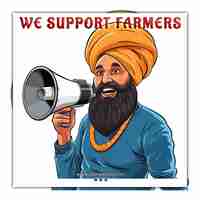 PSD protesta de los agricultores somos agricultores apoyamos a los agricultores no hay agricultores no hay comida