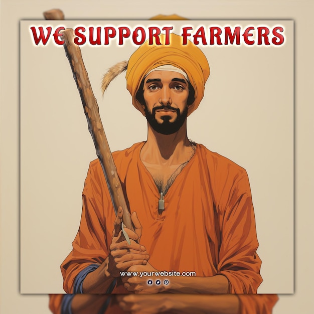 PSD protesta de los agricultores somos agricultores apoyamos a los agricultores no hay agricultores no hay comida