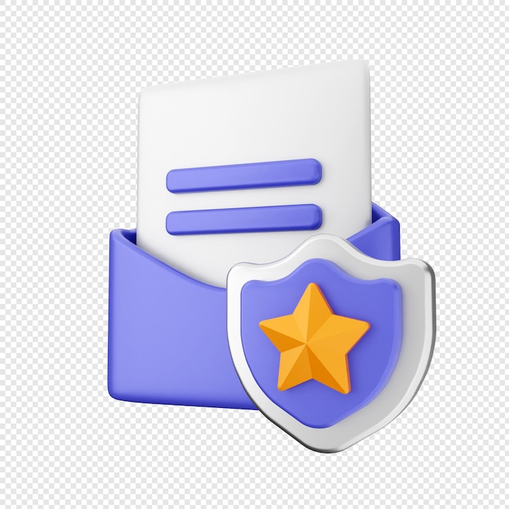 PSD protezione 3d per la sicurezza di internet email messaggio chat shield
