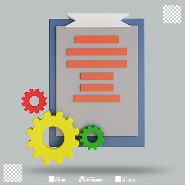 PSD prototype d'illustration 3d