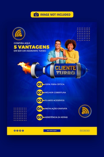 Campanha Publicitária Completa Provedor de Internet Turbo Fibra