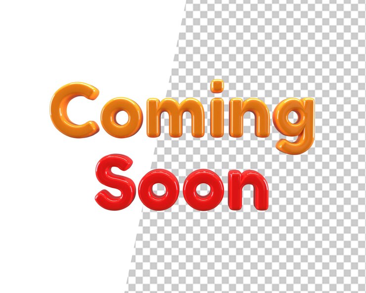 PSD próximamente texto 3d