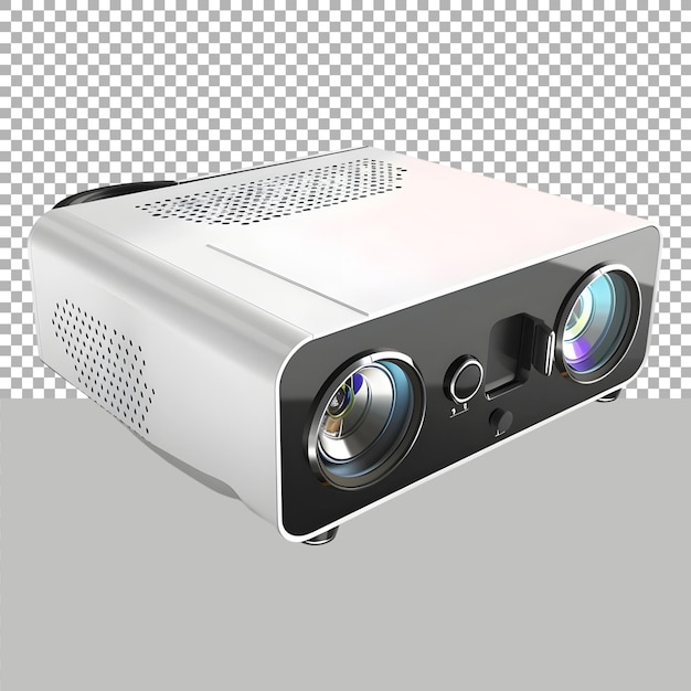 Proyector led en fondo transparente generado por ai