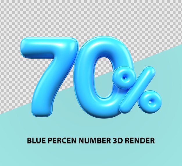 Prozentsatz 3d rendern