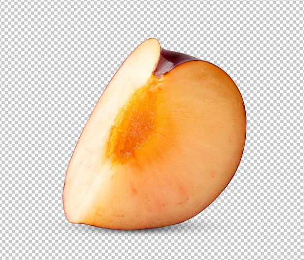 prune isolée sur la couche alpha
