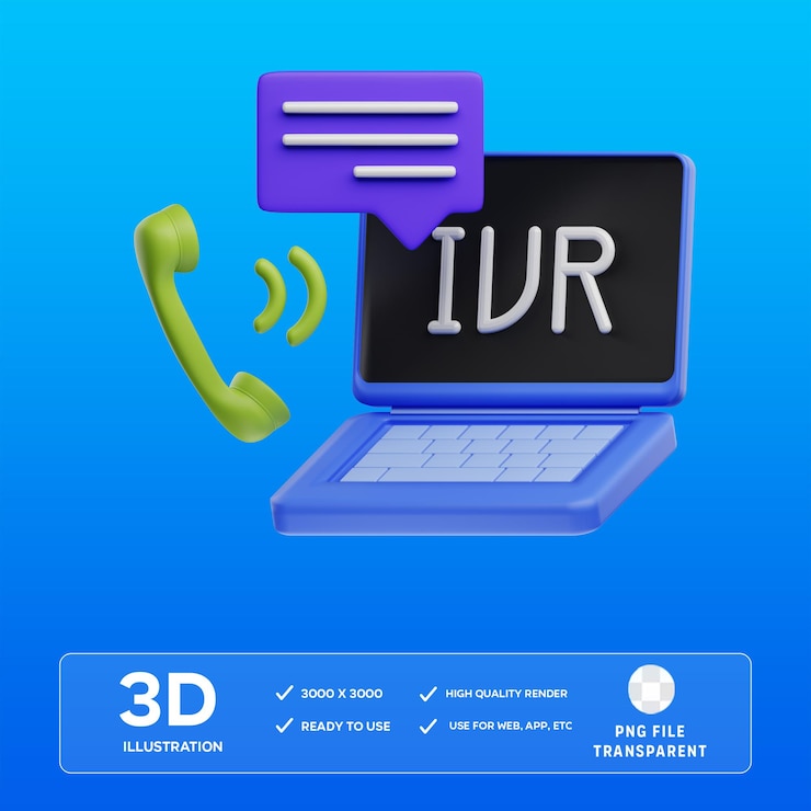 PSD psd 30 interactive voice response ivr 3d illustrator è stato rilasciato.