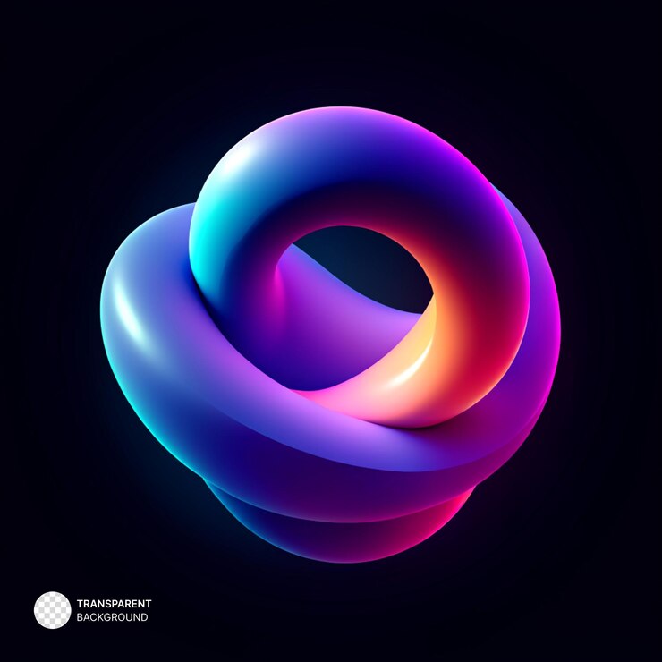PSD psd 3d abstracto coloridas formas líquidas retorcidas elementos de diseño creativos formas de gradiente modernas