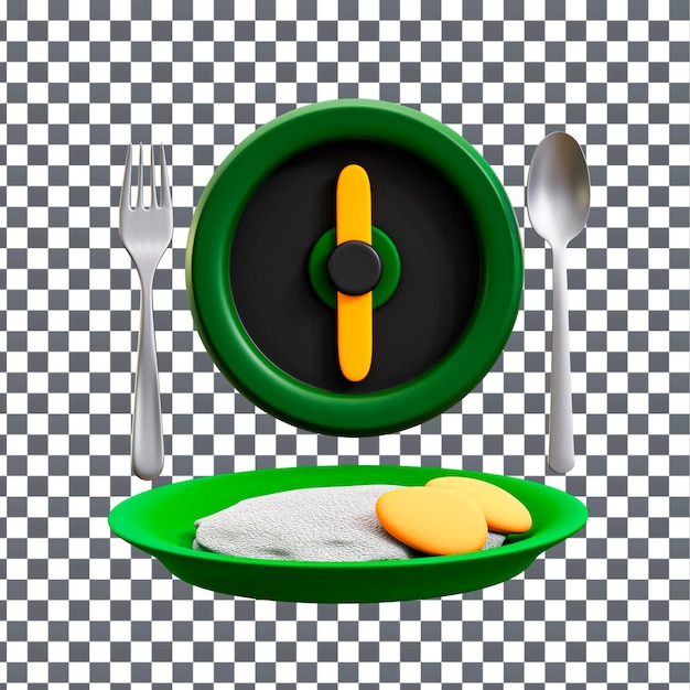 PSD 3D Ai-Symbol auf isoliertem und transparenten Hintergrund