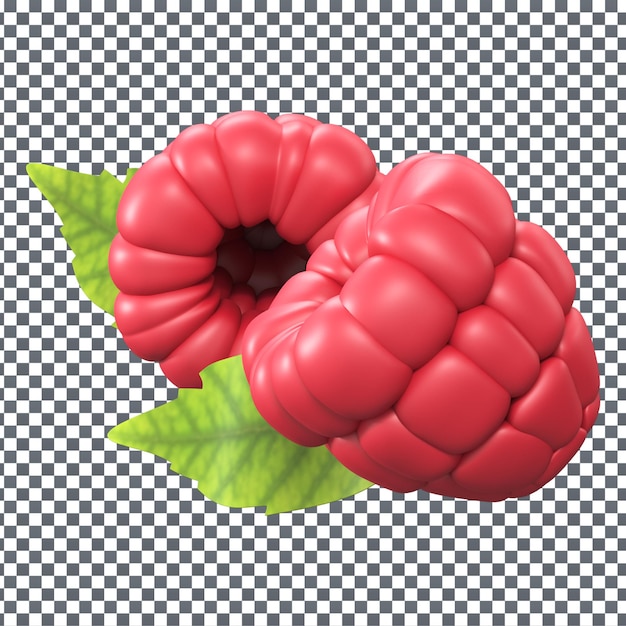 PSD 3D-Blueberries-Symbol auf isoliertem und transparenten Hintergrund