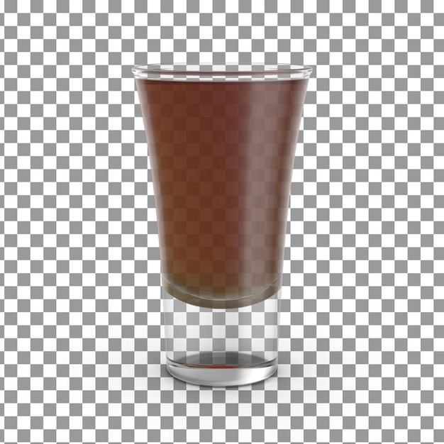 PSD 3D Cocktail Drinks Top em fundo isolado e transparente