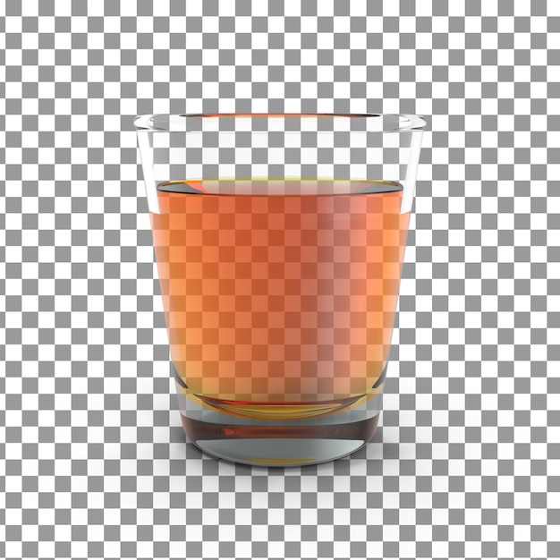 PSD 3D Cocktail Drinks Top en un fondo aislado y transparente