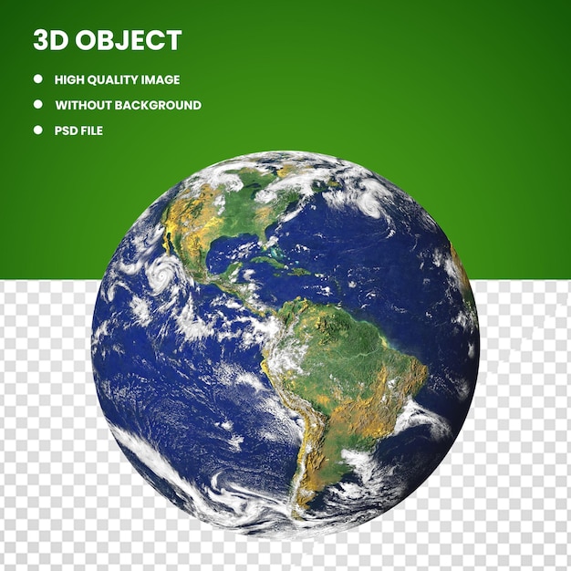 PSD 3D-Erdkugelmodell