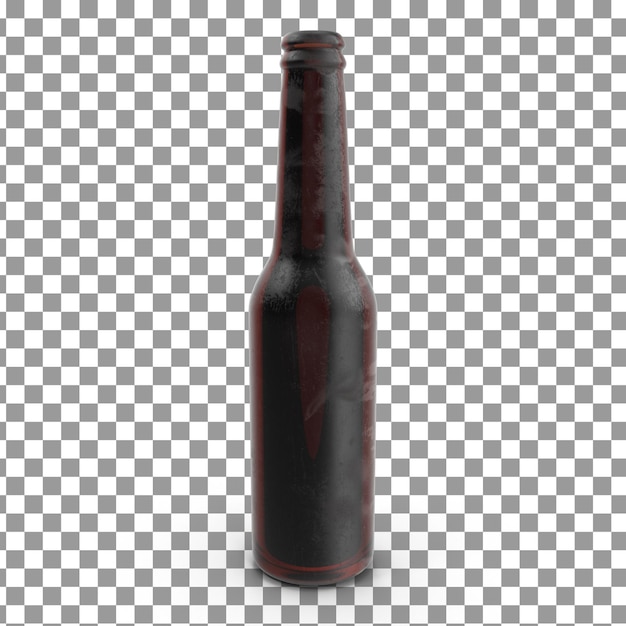 PSD 3D-Flaschendeckel auf isolierter und transparenter Hintergrund