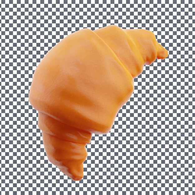 PSD 3D Fleisch-Symbol auf isoliertem und transparenten Hintergrund