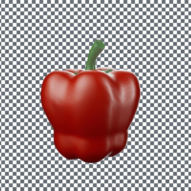 PSD 3D-Früchte-Symbol auf isolierter und transparenter Hintergrund