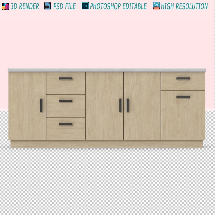 PSD 3D Furnitur Dapur