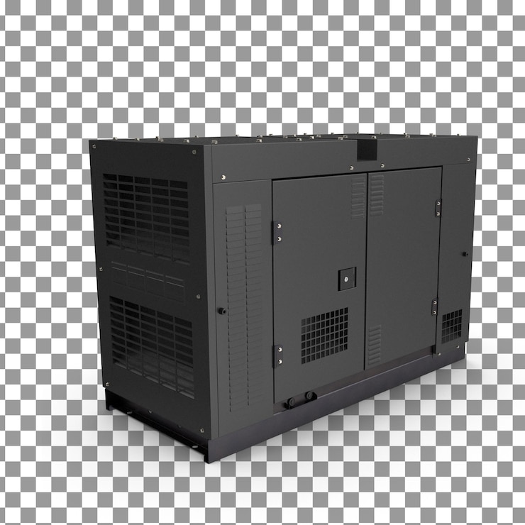 PSD psd 3d generator icon on isolated and transparent background
