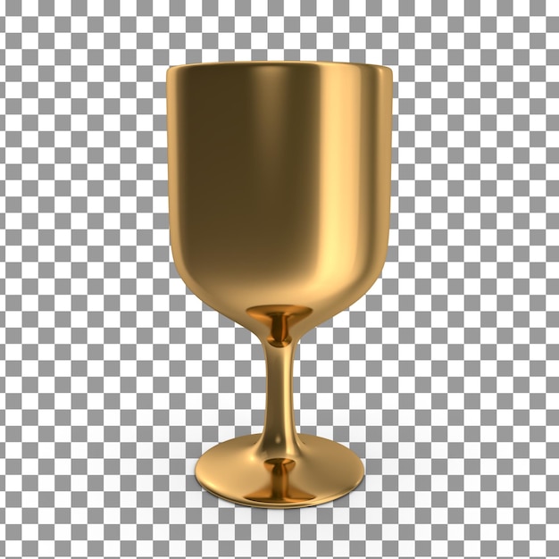 PSD 3D Glass Top sur un fond isolé et transparent