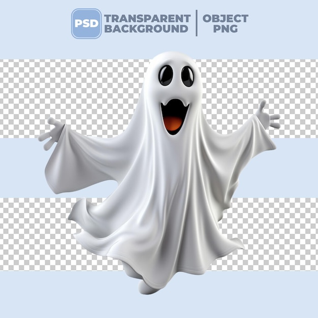 Psd 3d halloween boo fantasma prank