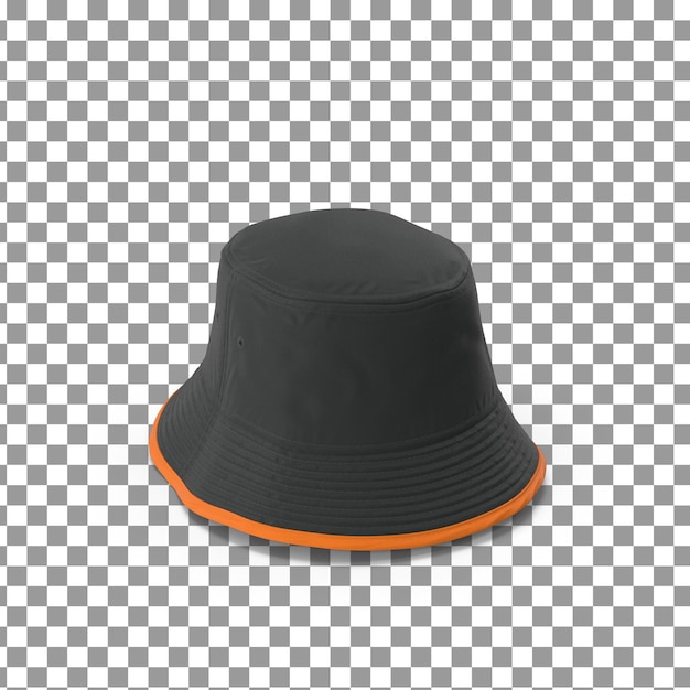 PSD 3D Hat Top sur un fond isolé et transparent