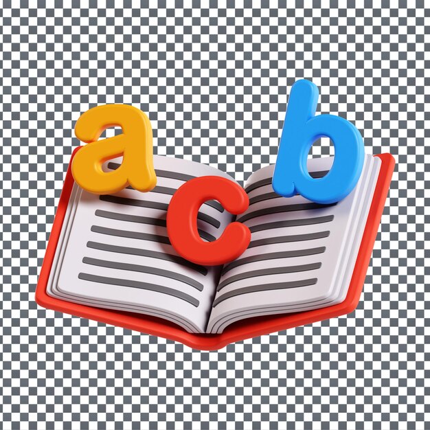PSD 3D ícone islâmico em fundo isolado e transparente