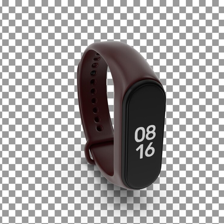 PSD psd 3d icono de reloj de muñeca moderno en fondo aislado y transparente