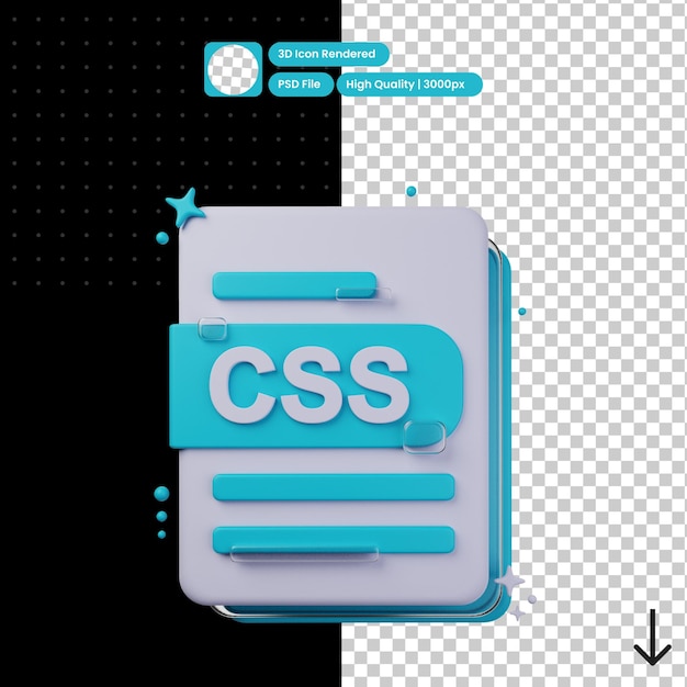 PSD psd 3d-illustration des css-formats