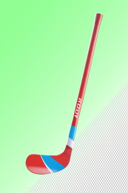 PSD psd 3d-illustration hockey isoliert auf durchsichtigem hintergrund