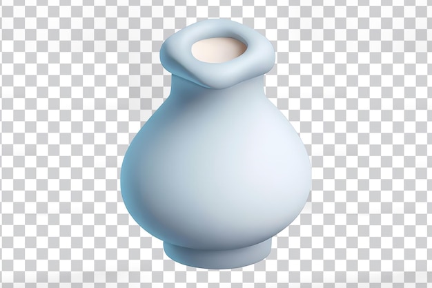 PSD psd 3d una ilustración de botella de leche