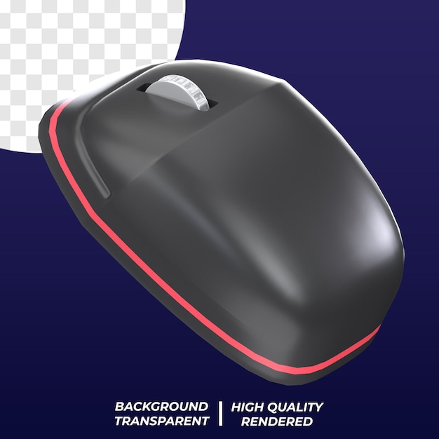 PSD 3D Ilustración Representado Icono Gadget Ratón Diario