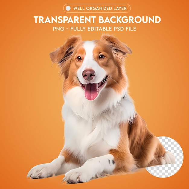 PSD 3D Imagem Cão Transparente PNG