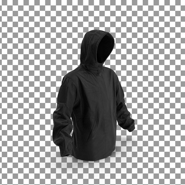 PSD 3D-Jacke auf isoliertem und transparentem Hintergrund