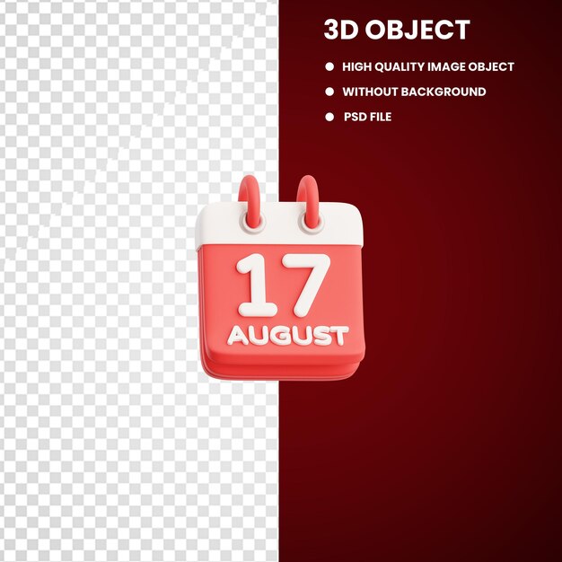 PSD psd 3d-kalender